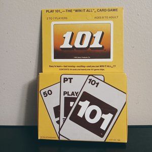 COPY - 101 "Win It All" Card Game RARE - Only Manufactured in 1978 NEW